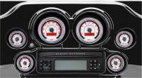 Dakota Digital - Dakota Digital MVX-8K Analog/Digital Plug-In Instrumentation Two-Gauge Kit - Black/Gray Background - Black Bezel - MVX-8200-KG-K - Image 5
