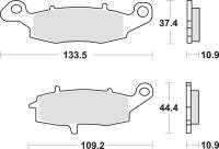 SBS - SBS LS Sintered Brake Pads - 886LS - Image 2