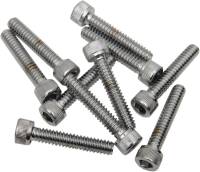 Drag Specialties - Drag Specialties #10 Fine and Coarse-Thread Knurled Socket-Head Bolts - 10-24 x 1in. - MPB195 - Image 1