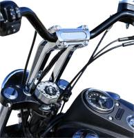 Thrashin Supply Company - Thrashin Supply Company Pullback Handlebar Riser Kit without Gauge Cutout - 9-1/2in. - Chrome - TSC-9525-3 - Image 2