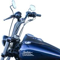 Thrashin Supply Company - Thrashin Supply Company Pullback Handlebar Riser Kit without Gauge Cutout - 9-1/2in. - Chrome - TSC-9525-3 - Image 3
