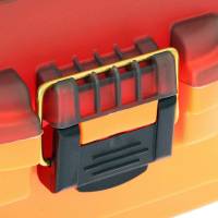 Plano - Plano 2-Tray Tackle Box w/Dual Top Access - Smoke &amp; Bright Orange - Image 4