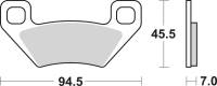 SBS - SBS ATS Sintered Brake Pads - 822ATS - Image 2