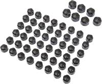 Ciro - Ciro Engine Bolt Cap Set - Diamond-Cut Crown - Black - 70025 - Image 1