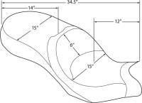 Drag Specialties - Drag Specialties Low-Profile Touring Seat for Victory OEM Backrest - Mild Stitch - 0810-1540 - Image 4