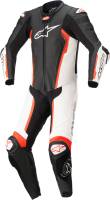 Alpinestars - Alpinestars Racing Professional Missile V2 Leather Suit - 3150122-1231-46 - Black/White/Red Fluorescent - 46 - Image 1