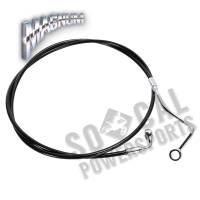 Magnum - Magnum Black Coated XR Stainless Upper Front Brakeline Kit - 34-11/16in. Total Length - SBC1407-30 - Image 1