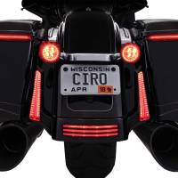 Ciro - Ciro Fang Signal Light Insert - Rear - Chrome - 45401 - Image 2