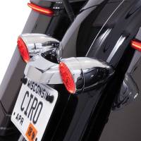 Ciro - Ciro Fang Signal Light Insert - Rear - Chrome - 45401 - Image 3