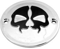 Drag Specialties - Drag Specialties Split Skull Points Cover - Chrome - 0940-1614 - Image 1