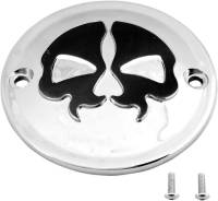 Drag Specialties - Drag Specialties Split Skull Points Cover - Chrome - 0940-1614 - Image 2