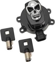 Drag Specialties - Drag Specialties Skull Ignition Switch - Gloss Black - 2106-0421 - Image 1