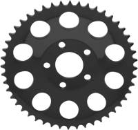 Drag Specialties - Drag Specialties 530 Chain Conversion Rear Sprocket - .46in. Dished - 48T - Gloss Black - 1210-1837 - Image 2