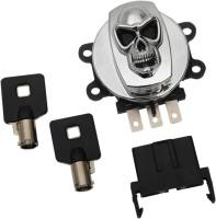 Drag Specialties - Drag Specialties Skull Ignition Switch - Chrome - 2106-0422 - Image 1