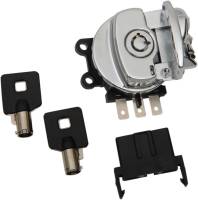 Drag Specialties - Drag Specialties Skull Ignition Switch - Chrome - 2106-0422 - Image 2