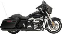Drag Specialties - Drag Specialties Slashdown Slip-On Muffler - 4in. - Black - 1801-1190 - Image 1