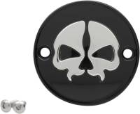 Drag Specialties - Drag Specialties Split Skull Points Cover - Black - 0940-1744 - Image 2
