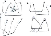 Drag Specialties - Drag Specialties Chrome Saddlebag Support Brackets - 77-0040DS - Image 1