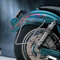 Drag Specialties - Drag Specialties Chrome Saddlebag Support Brackets - 77-0040DS - Image 2