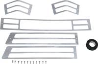Parts Unlimited - Parts Unlimited Tourbox Light Grille Set for 88-97 Models - Chrome - 45-8917-BC9 - Image 1