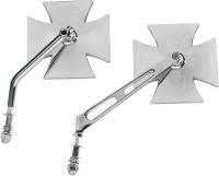 Drag Specialties - Drag Specialties Maltese Mirror - Air-Glide Stem - Chrome - 60-6009-BC - Image 2