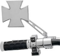 Drag Specialties - Drag Specialties Maltese Mirror - Air-Glide Stem - Chrome - 60-6009-BC - Image 4