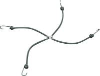 Parts Unlimited - Parts Unlimited 4- Hook Bungee Cord - Black - 24in. - 4024B - Image 2