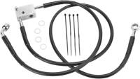 Drag Specialties - Drag Specialties Standard Length Rear Stainless Steel Brake Line Kit - Black Vinyl - 640221-BLK - Image 2