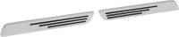 Drag Specialties - Drag Specialties Saddlebag Latch Inserts - Ball-Milled Die-Casting - Chrome - 720022-BC3H - Image 1