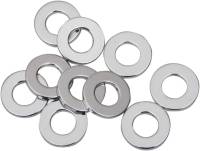 Drag Specialties - Drag Specialties Flat Chrome Washers - 15/32in. I.D. - 29/32in. O.D. - 1/8in. thick - MPB744 - Image 1