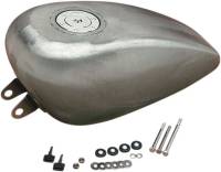 Drag Specialties - Drag Specialties Gas Tank With Chrome Aero-Style Gas Cap - 3.3 Gallon - Right Side Petcock - DS-390340 - Image 3
