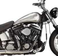 Drag Specialties - Drag Specialties One-Piece Extended Gas Tank w/ Aero Cap - 011735-BX46 - Image 2