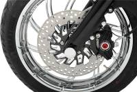 Drag Specialties - Drag Specialties Chrome Axle Caps - Front - 0214-0374 - Image 2