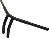 Drag Specialties - Drag Specialties 1-1/4in. Buffalo Radius T-Bar - 8in. - Gloss Black - 0601-4284 - Image 2