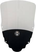 Moose Racing - Moose Racing Adventure Windscreen - +4in. - Clear with Silkscreen - 2312-0205 - Image 1