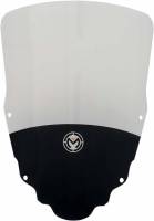 Moose Racing - Moose Racing Adventure Windscreen - +4in. - Clear with Silkscreen - S-MKLR-4 - Image 1