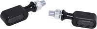 Drag Specialties - Drag Specialties Universal Front LED Marker Light - Matte Black - Smoke Lens - 2040-2777 - Image 2