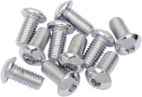Drag Specialties - Drag Specialties Button-Head Bolts - 3/8in.-16 x 1in. - MPB270 - Image 1