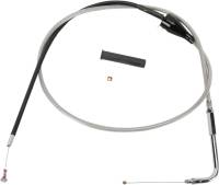 Drag Specialties - Drag Specialties Alternative Length Braided Idle Cable - 49in. - 5343206B - Image 1