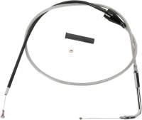 Drag Specialties - Drag Specialties Alternative Length Braided Idle Cable - 49in. - 5343206B - Image 2