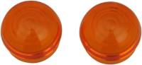Drag Specialties - Drag Specialties Replacement Lens for Chrome Marker Lights - Amber - 20-6589AL-HC3 - Image 1