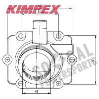 Kimpex - Kimpex Carburetor Mounting Flange - 07-100-51 - Image 2