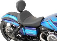 Drag Specialties - Drag Specialties Solo Seat with Backrest Option - Black - 0803-0555 - Image 2