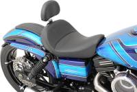 Drag Specialties - Drag Specialties Solo Seat with Backrest Option - Black - 0803-0555 - Image 4