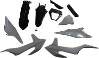Acerbis - Acerbis Plastic Kit - Gray/Black - 2791541001 - Image 2