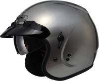 G-Max - G-Max GM32S Solid Helmet - G1320473 - Titanium - X-Small - Image 1