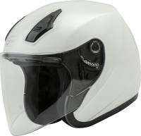G-Max - G-Max OF17 Solid Helmet - G317083N - Pearl White Metallic - X-Small - Image 1