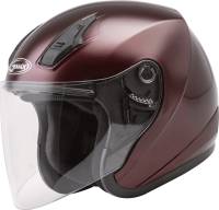G-Max - G-Max OF17 Solid Helmet - G317103N - Wine Red Metallic - X-Small - Image 1
