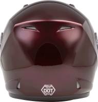 G-Max - G-Max OF17 Solid Helmet - G317103N - Wine Red Metallic - X-Small - Image 2