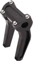 Thrashin Supply Company - Thrashin Supply Company Pullback Handlebar Riser Kit without Gauge Cutout - 6-1/2in. - Anodized Black - TSC-6525-1 - Image 1